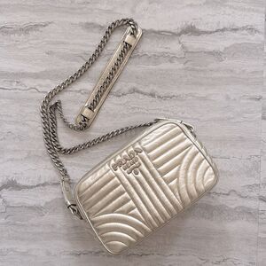 PRADA Gold Diagramme Bag